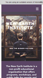 Mobile Screenshot of newearthinstitute.com